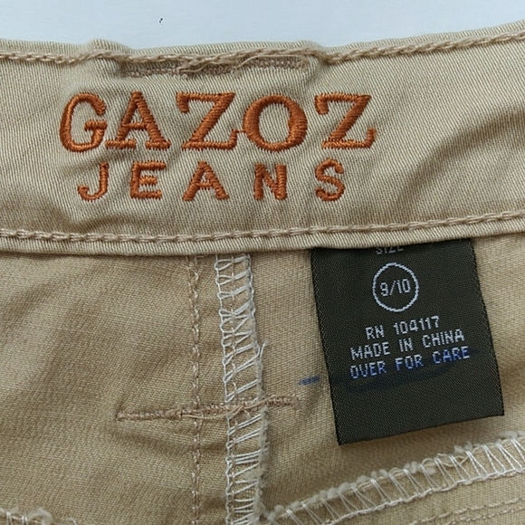Gazoz Jeans Cargo Shorts Junior 9/10 Tan - Picture 2 of 12